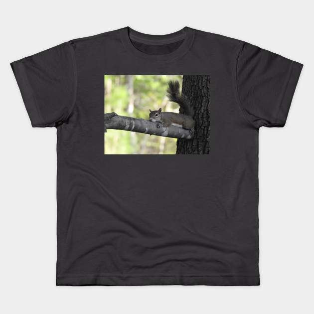 Eastern Gray Squirrel Kids T-Shirt by eBirder